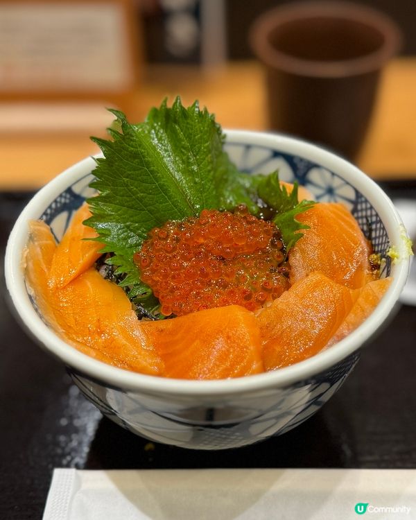 抵食又大份嘅三文魚刺身親子丼#春日賞櫻