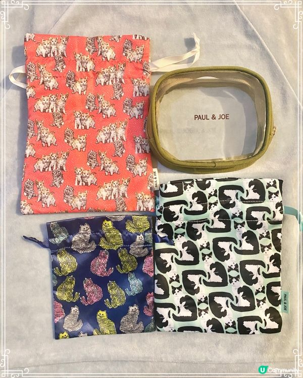 貓🐱monogram化妝袋🐱看得出品牌創辦人真的很愛她的貓咪