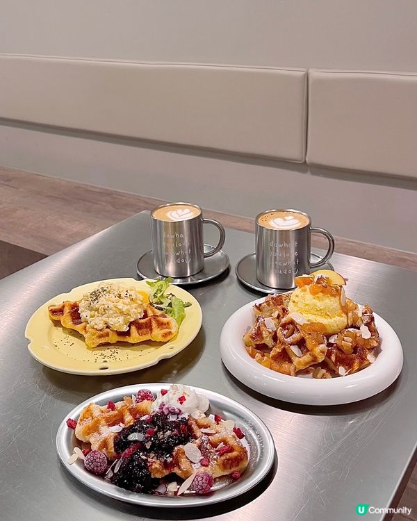 台北🩶簡約韓系croffle咖啡店