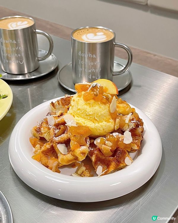 台北🩶簡約韓系croffle咖啡店