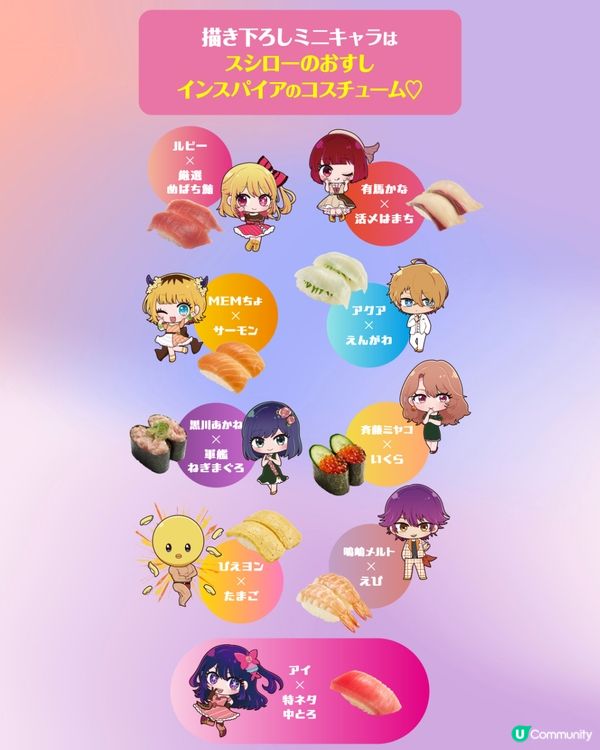 日本壽司郎最新聯乘我推的孩子🇯🇵VS香港聯乘🍣2地超大對比⁉️