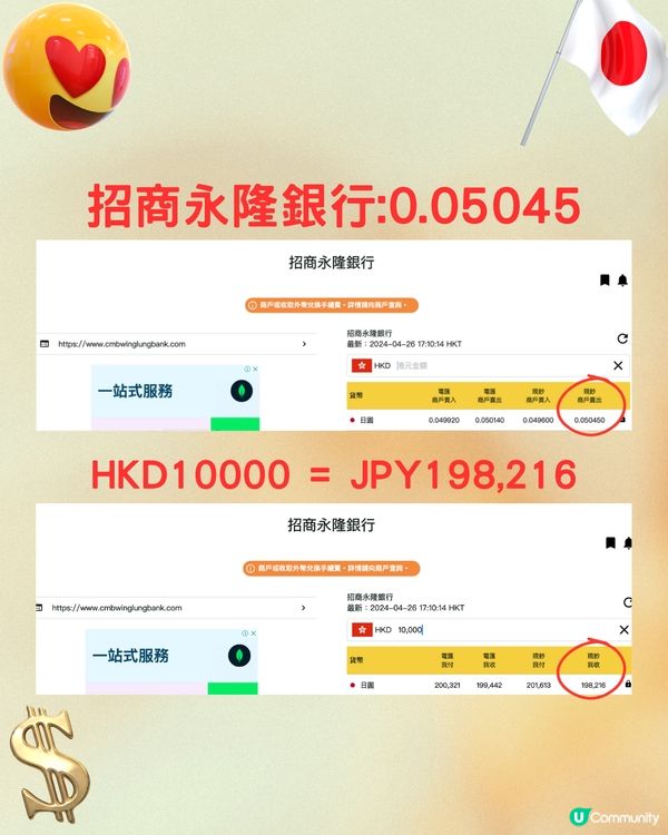 日圓跌穿5算‼️💰即比較14間銀行找換店匯率😍😍😍