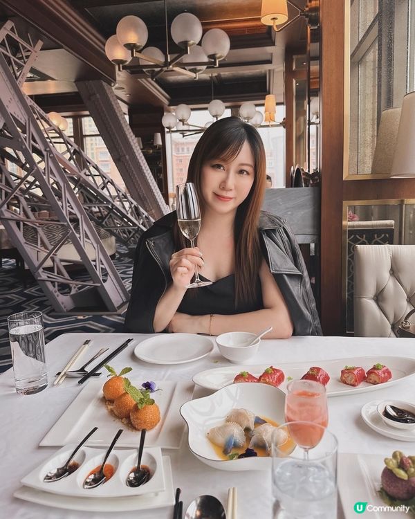 澳門必到巴黎人鐵塔餐廳🥰母親節聚餐🩷