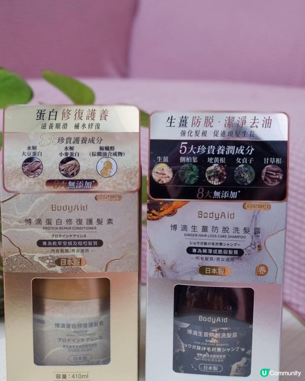 BodyAid博滴生薑防脫洗髮露係咪真係得？☺