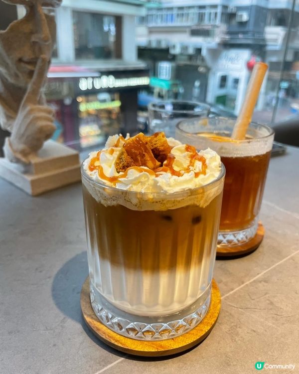 ᪥焦糖脆脆鲜奶咖啡