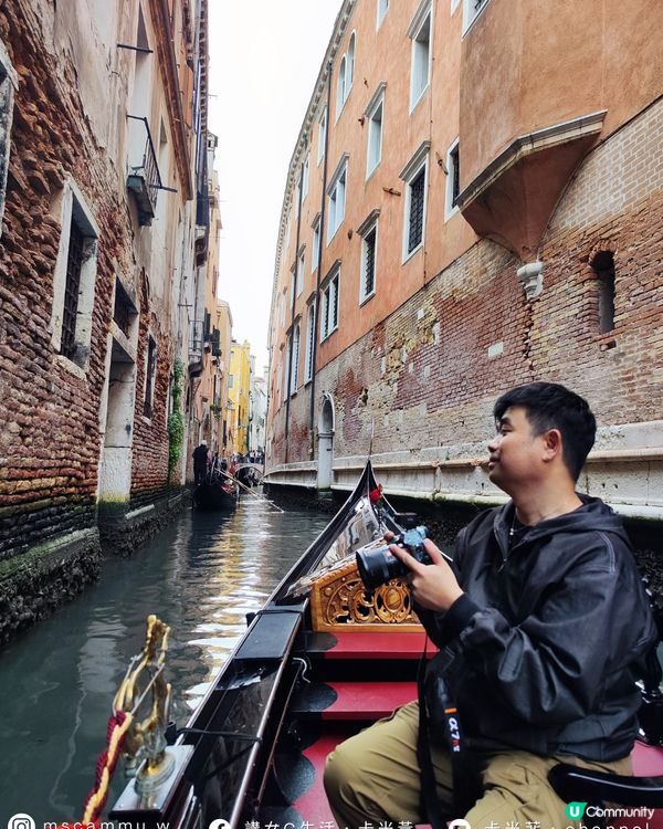 【威尼斯．卡米菲】必試．貢多拉體驗