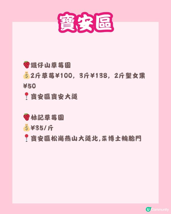 🍓深圳草莓園地圖 🗺 附價錢、摘士多啤梨TIPS🧺🌟