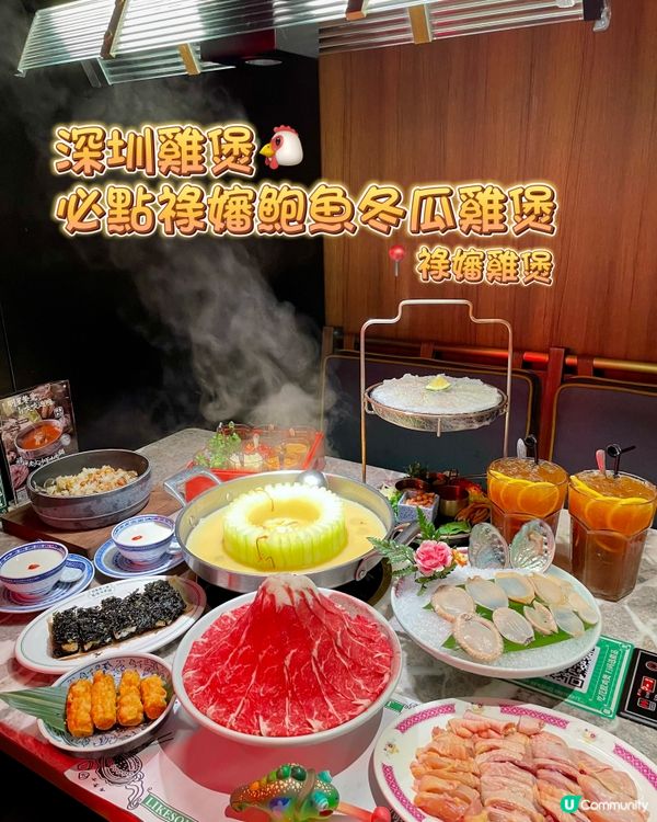 深圳雞煲🐔必點祿嬸鮑魚冬瓜雞煲