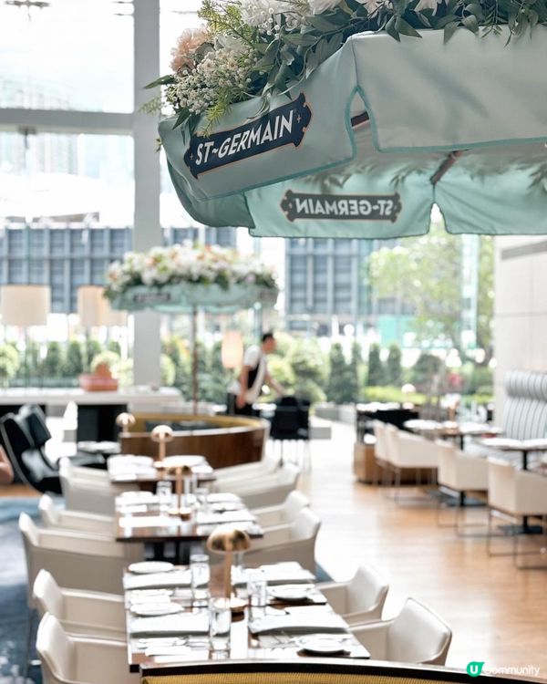 【尖東酒店餐廳】🇫🇷全新「巴黎春日花海」主題酒店餐廳套餐🌼大愛火灸甜品！晚市酒精飲品都可以任飲！🥂