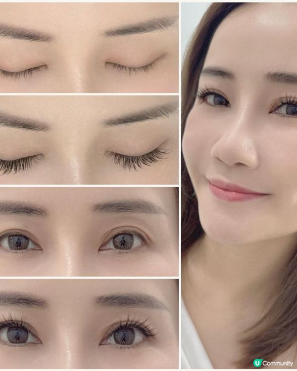 一雙整齊，又濃密嘅眼睫毛