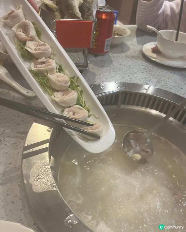 椰子雞湯底打邊爐～好似老火湯咁好飲🍲