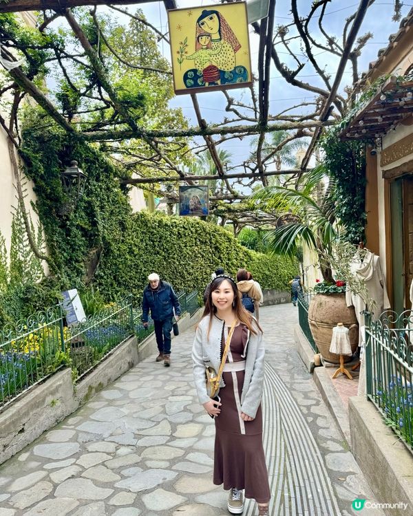  𖠳【意大利】阿瑪菲海岸:海天一色崖上彩色小屋 Day1