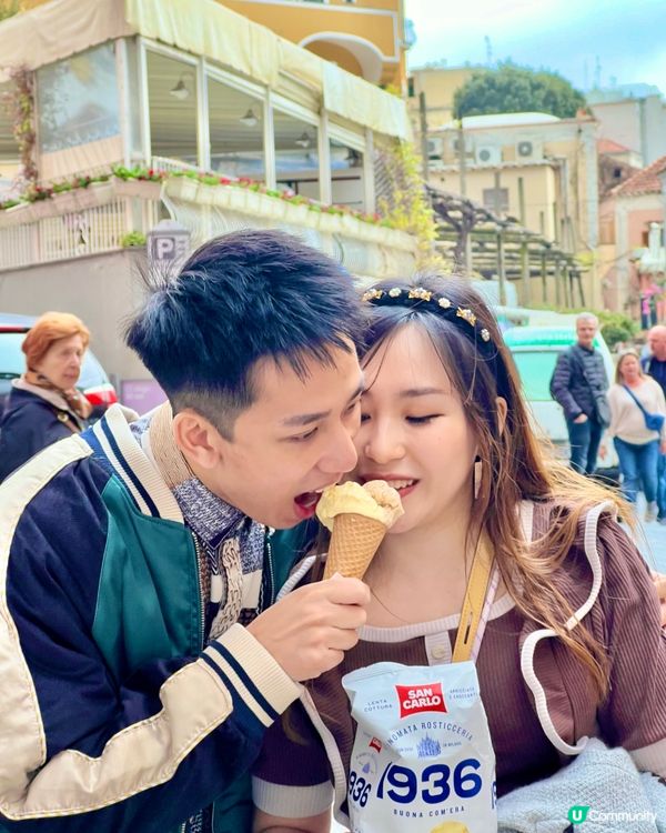  𖠳【意大利】阿瑪菲海岸:海天一色崖上彩色小屋 Day1