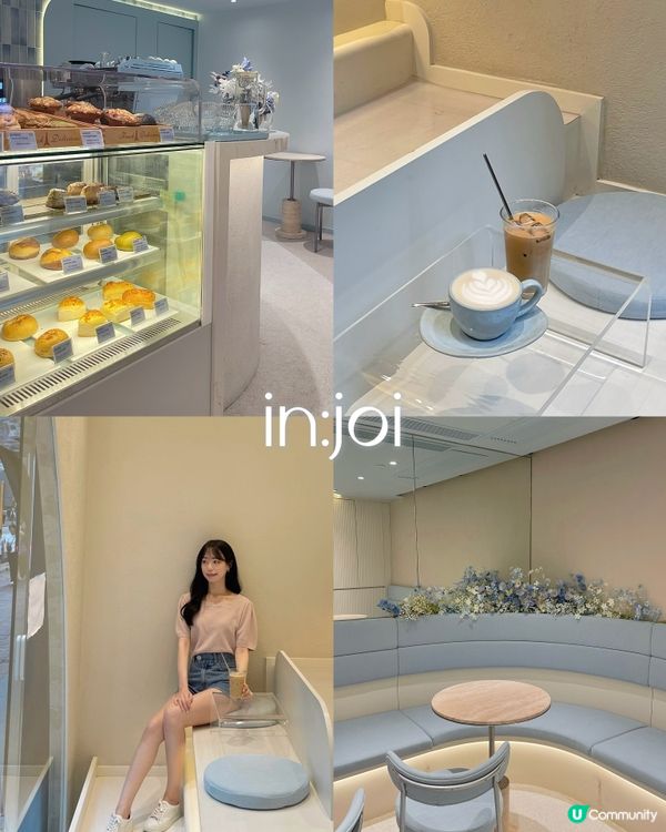 灣仔🩵粉藍色清新打卡cafe