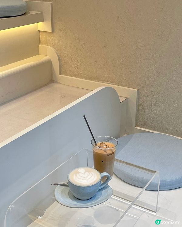 灣仔🩵粉藍色清新打卡cafe
