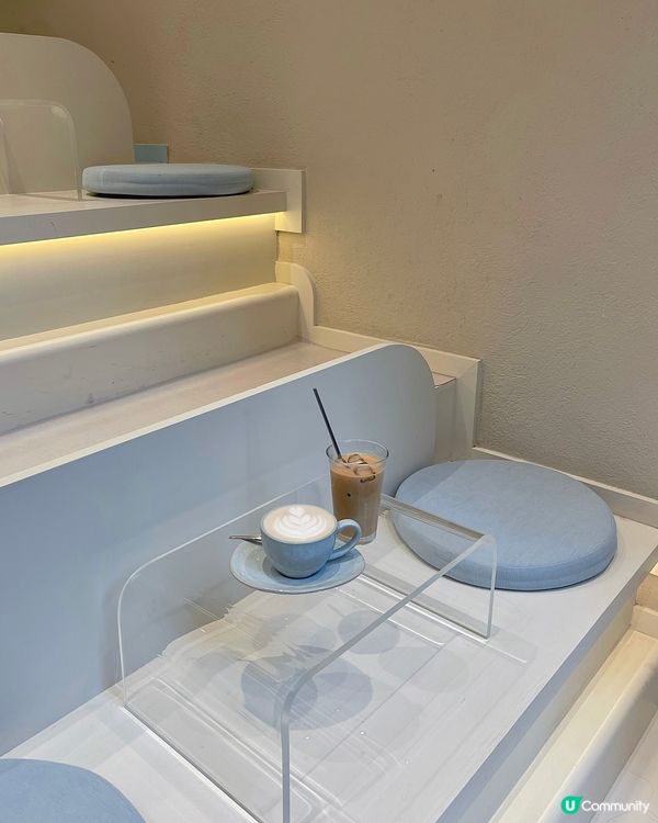 灣仔🩵粉藍色清新打卡cafe