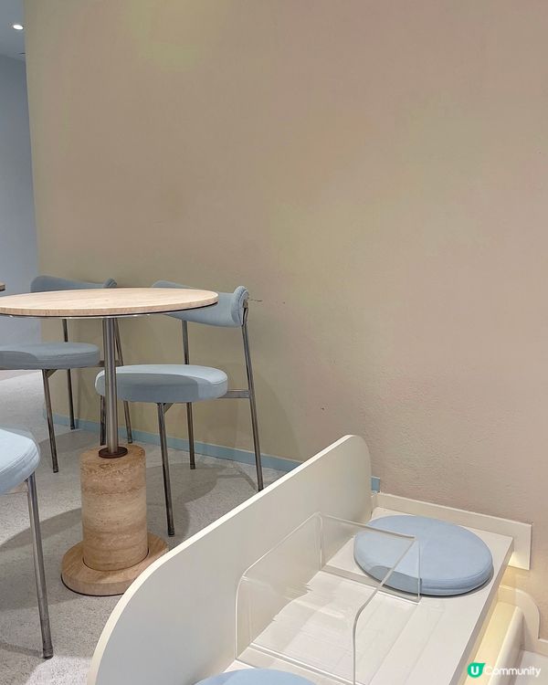 灣仔🩵粉藍色清新打卡cafe