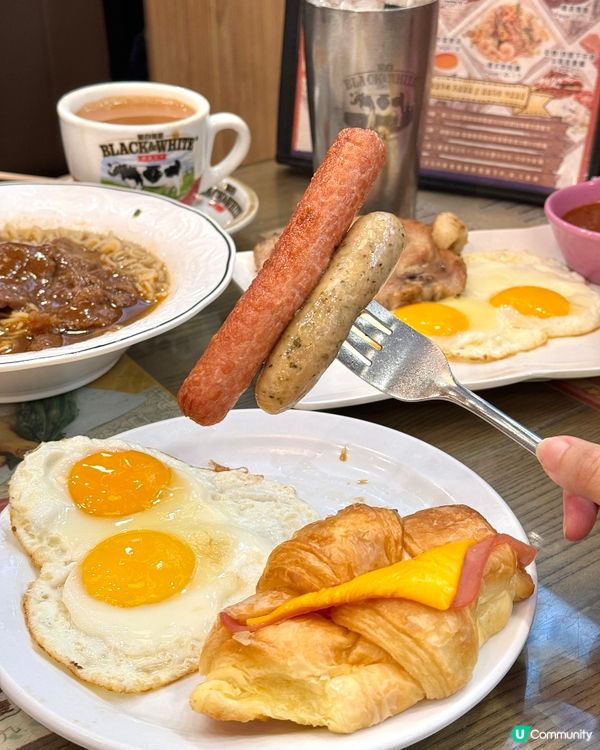 港式茶餐廳早餐