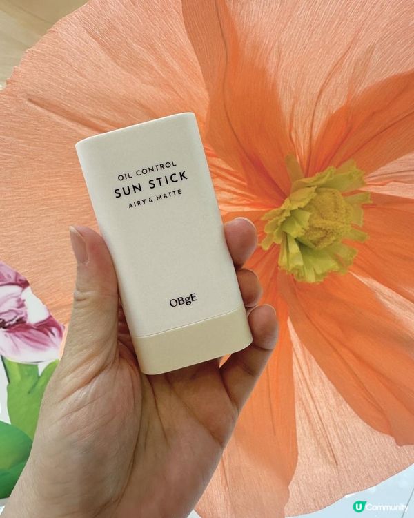 ☀️韓國人氣化妝品牌OBgE的🩵控油清爽防曬棒
