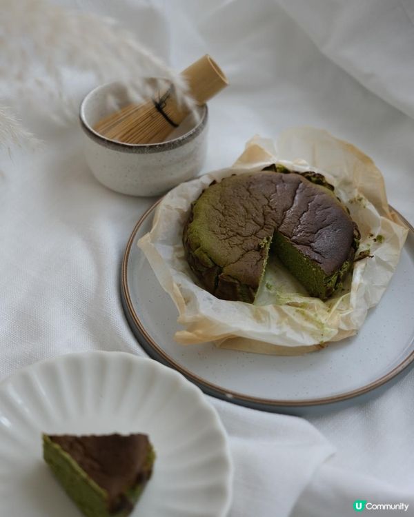 抹茶巴斯克芝士蛋糕