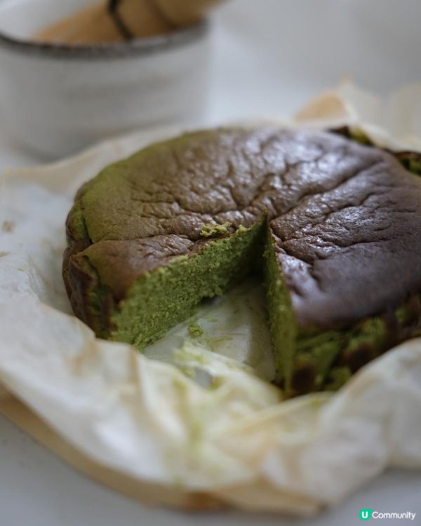 抹茶巴斯克芝士蛋糕