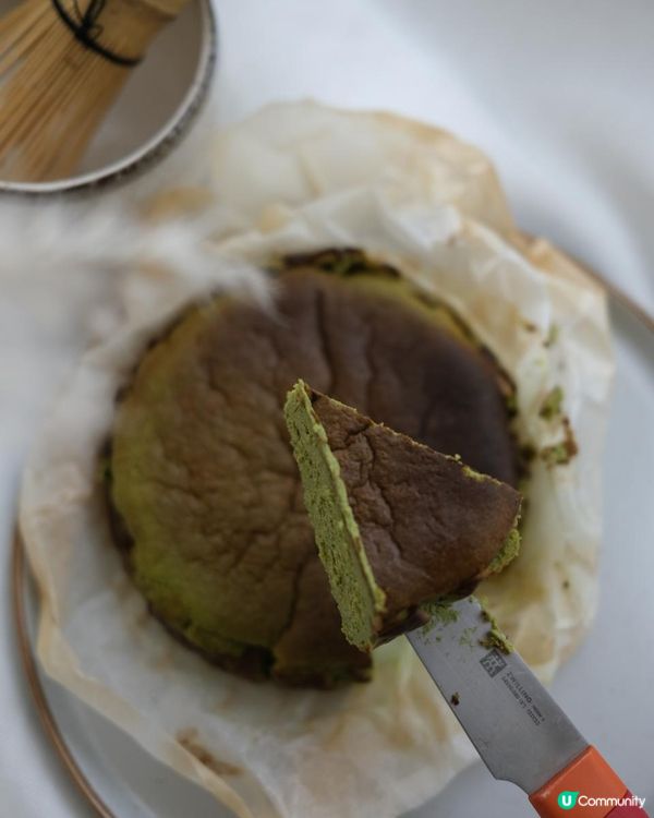 抹茶巴斯克芝士蛋糕