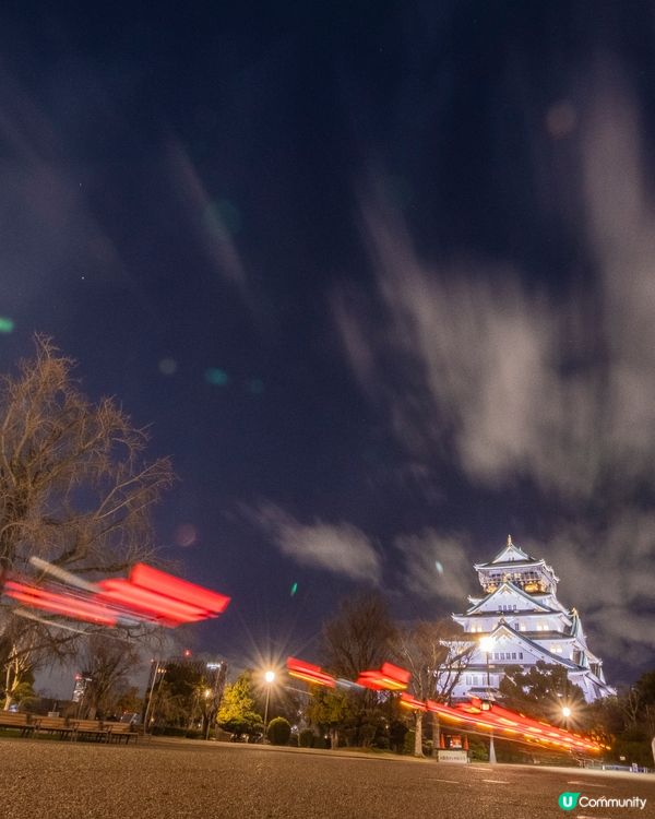 夜遊大阪城