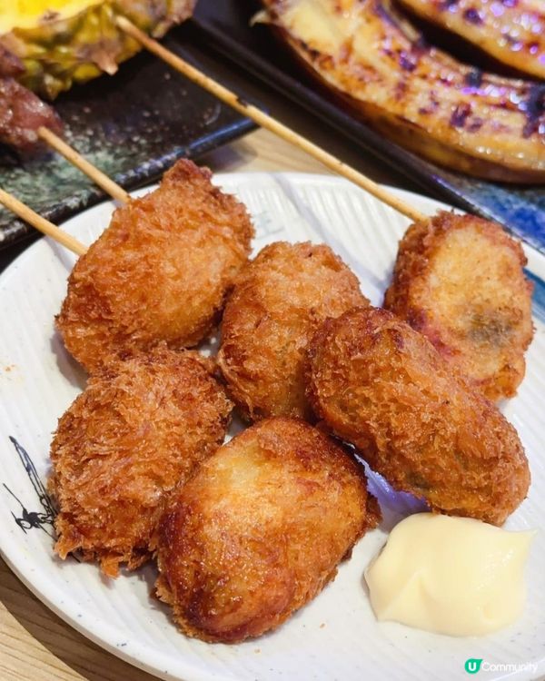 焦糖燒香蕉 ♥ 香蕉控必食！►銅鑼灣串燒王