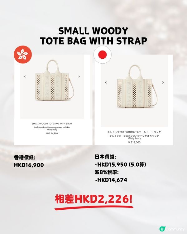 再跌穿5🇯🇵13款Chloé手袋配飾日圓差價👜😍大地色控必睇🤍