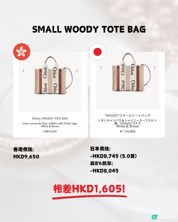 再跌穿5🇯🇵13款Chloé手袋配飾日圓差價👜😍大地色控必睇🤍