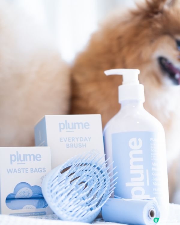 推介PLUME CARE⭐️人類級天然成份狗狗沖涼液及按摩梳