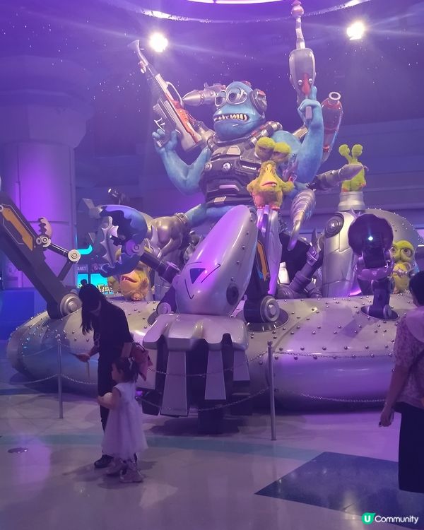 珠海宇宙飛船雖然是以海洋生物為主題，但處處都有很多造型獨特的...