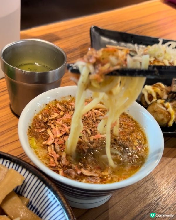 九龍灣店期間限定。檸檬柚子拉麵 💕 海老沾麵