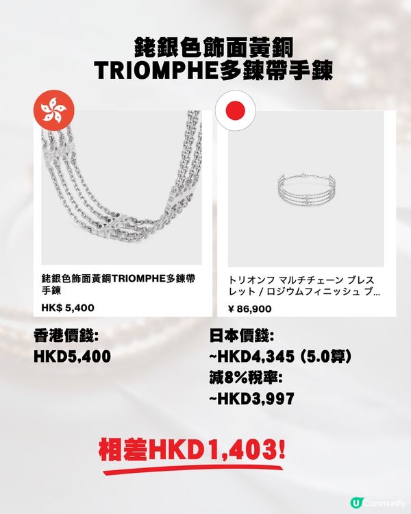 日圓低位🇯🇵即睇18款Celine飾物💍💰全部差價過千元⁉️😍