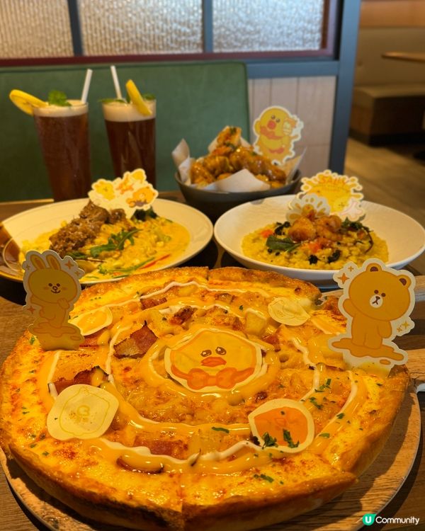 LINE FRIENDS x PIZZA MARU 莎莉派對