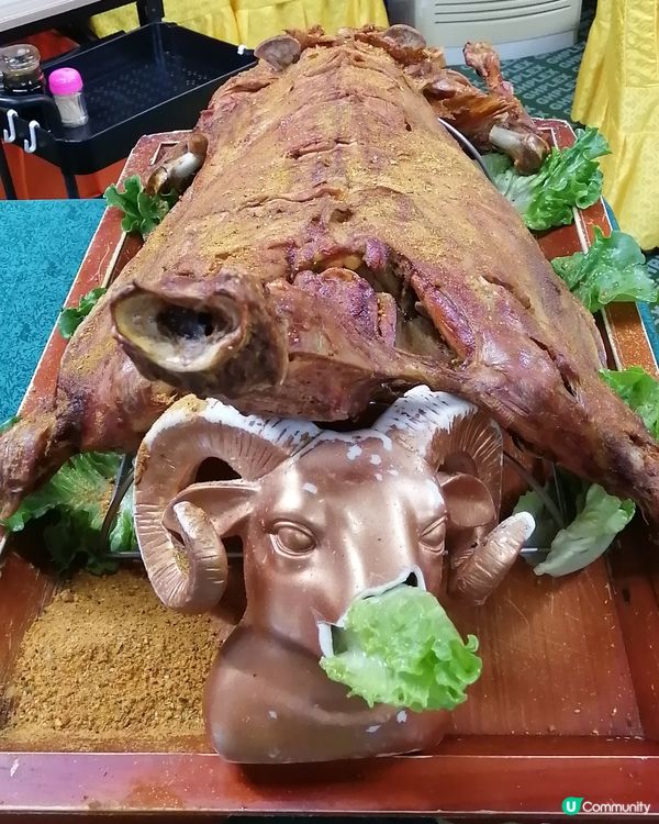 全羊宴，19斤重蒙古烤羊😍😋😍