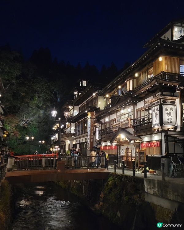  「銀山温泉」如置身於宮崎駿的「千與千尋」塲景中