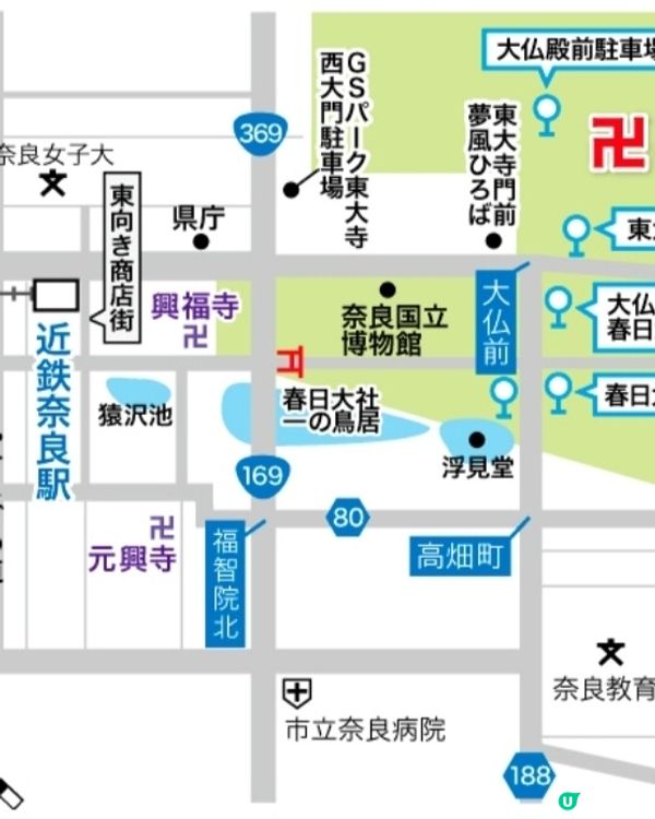  奈良美景與可愛的鹿🦌🦌