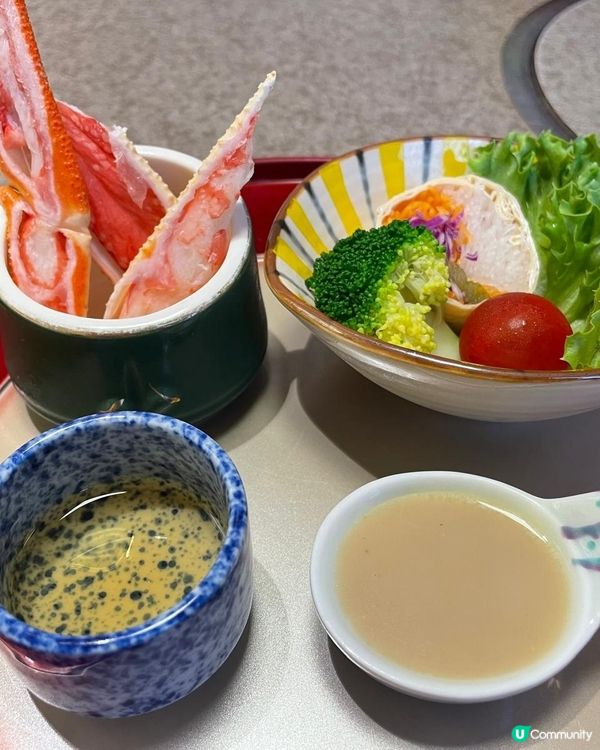 去大阪必吃「かに道楽」午市套餐