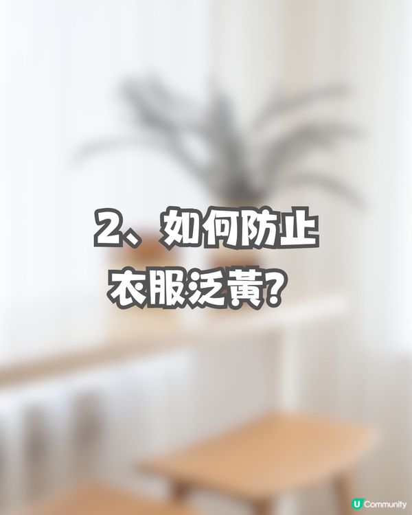 白恤衫好快泛黃?😥日本網民分享預防法寶+3大解決要點🤩✨