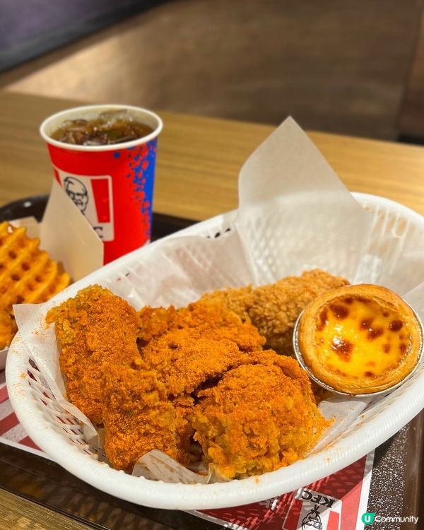 ✨ KFC泰式紅咖哩脆雞套餐🐥✨