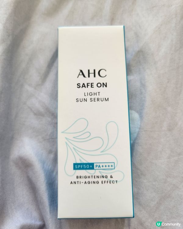 AHC 超水感防曬精華，用得舒服又保濕