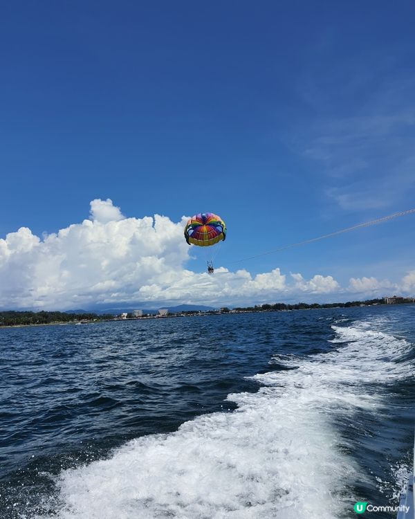 陽光與海灘～空中降落傘🪂👫🏻