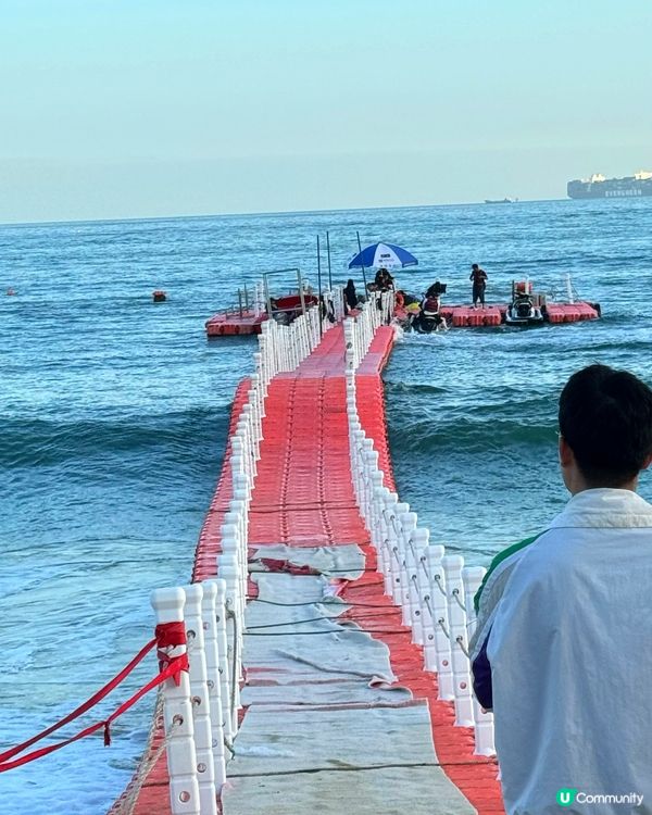 一出地鐵就可以見到嘅大海——大梅沙