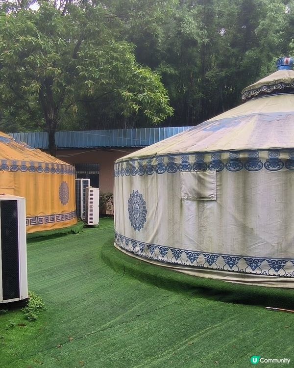 第一次係蒙古包食飯😉😆