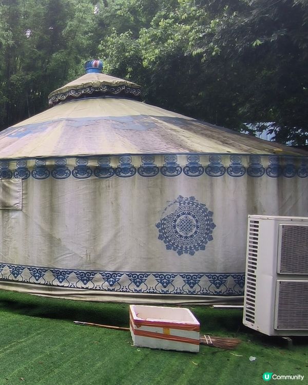 第一次係蒙古包食飯😉😆