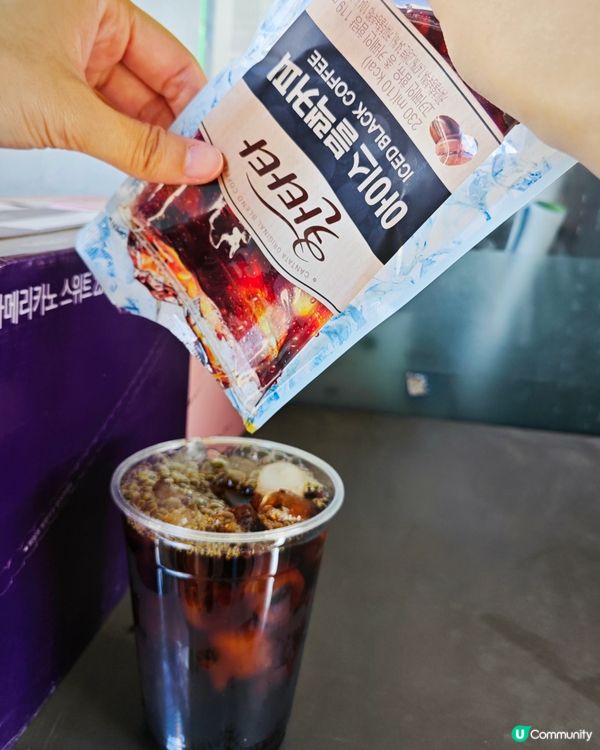 韓國熱銷便利店袋裝咖啡☕🍹，沒想到這麼好喝！😋