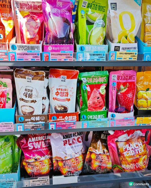 韓國熱銷便利店袋裝咖啡☕🍹，沒想到這麼好喝！😋