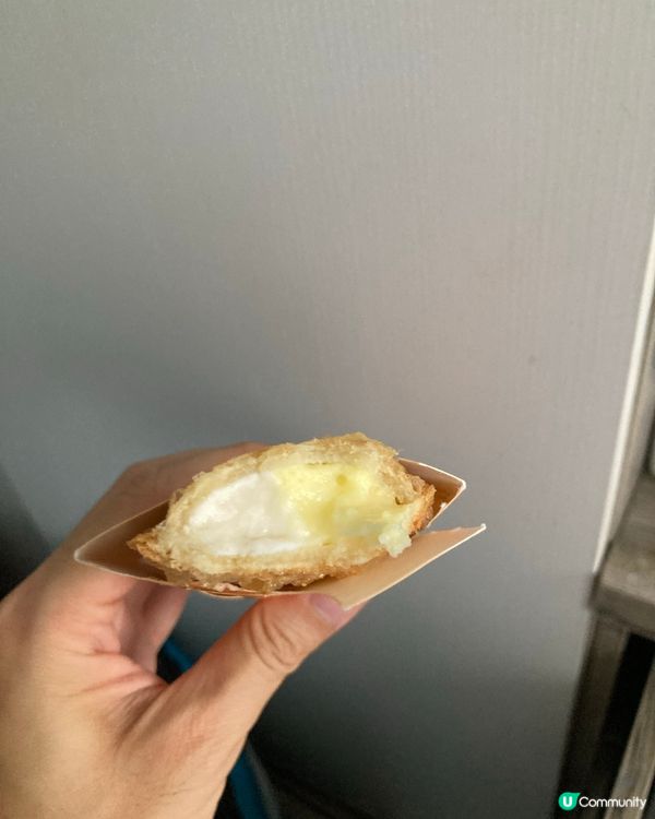 吃了麥當勞的一個甜品及大家樂的一個午餐