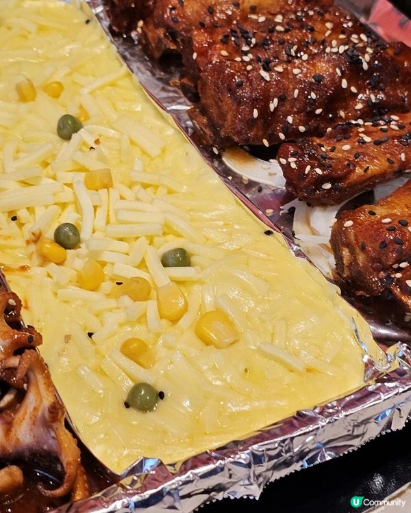 📍深圳必吃！瀑布芝士～韓客萊。芝士排骨🍖